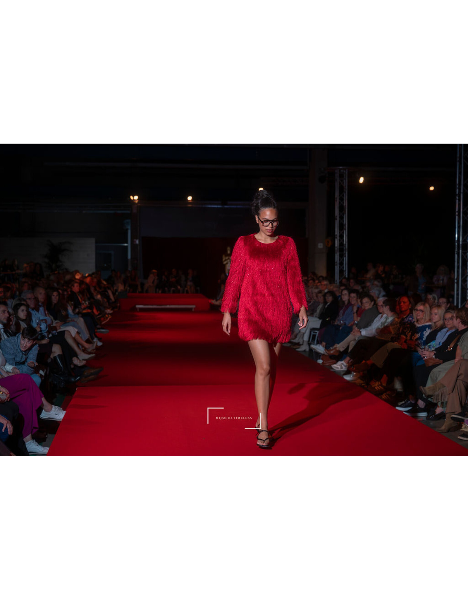 JUST EVE DRESS CANDY PELLO RED