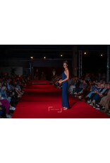 BA&SH COMBINAISON CLARISSE BLEUNUIT