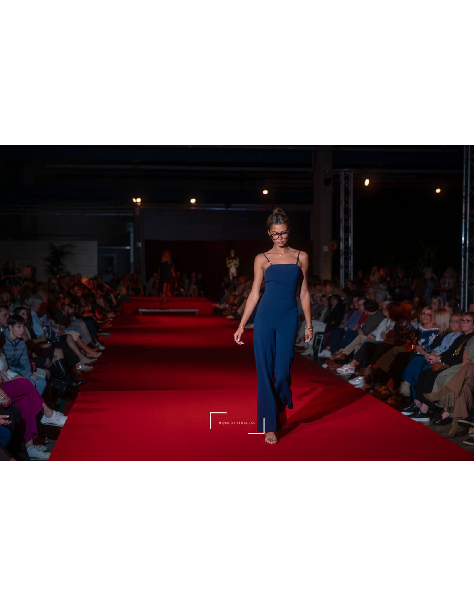 BA&SH COMBINAISON CLARISSE BLEUNUIT