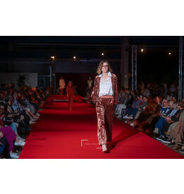 NENETTE 40BB-EKI PANTALONI CONFEZIONE GAMBA DRITTA RAME