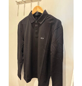 ARMANI EXCHANGE A/X XM001288 AF173219 POLO SHIRT BLACK