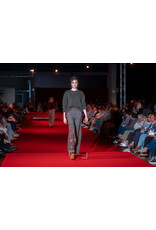 BA&SH 1H125 PANTALON BRANY WIDE TROUSERS CHOCOLAT