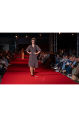 BA&SH ROBE KARLA CHOCOLAT