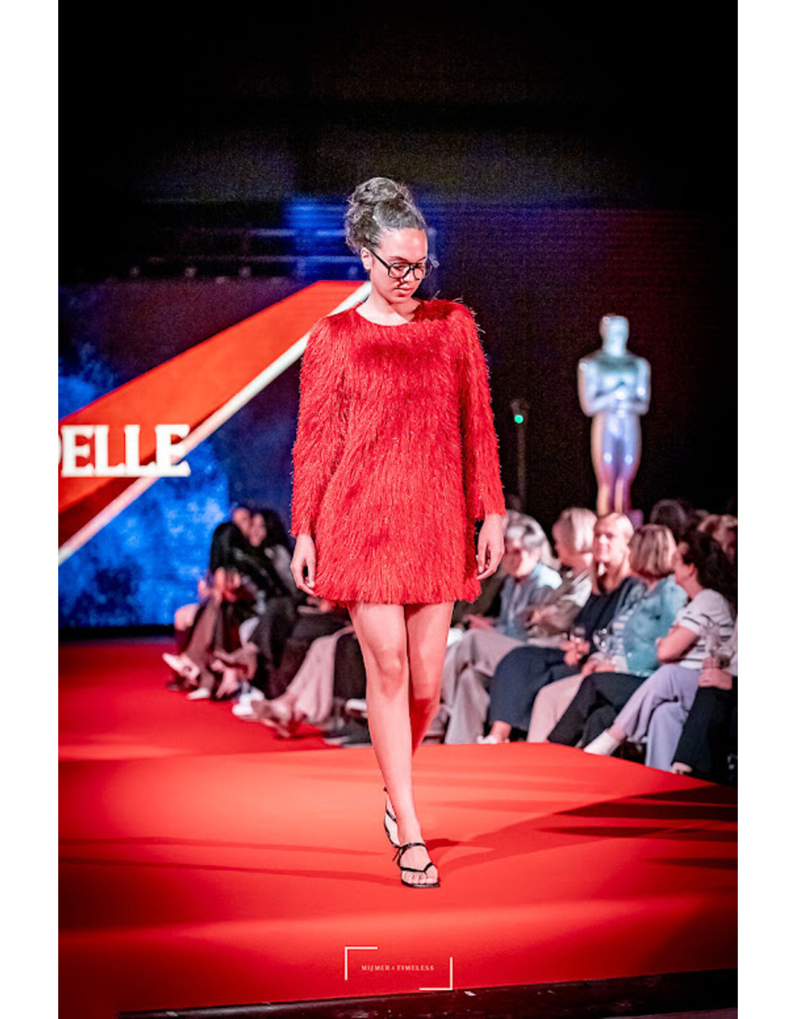 JUST EVE DRESS CANDY PELLO RED