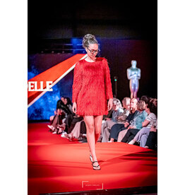 JUST EVE DRESS CANDY PELLO RED