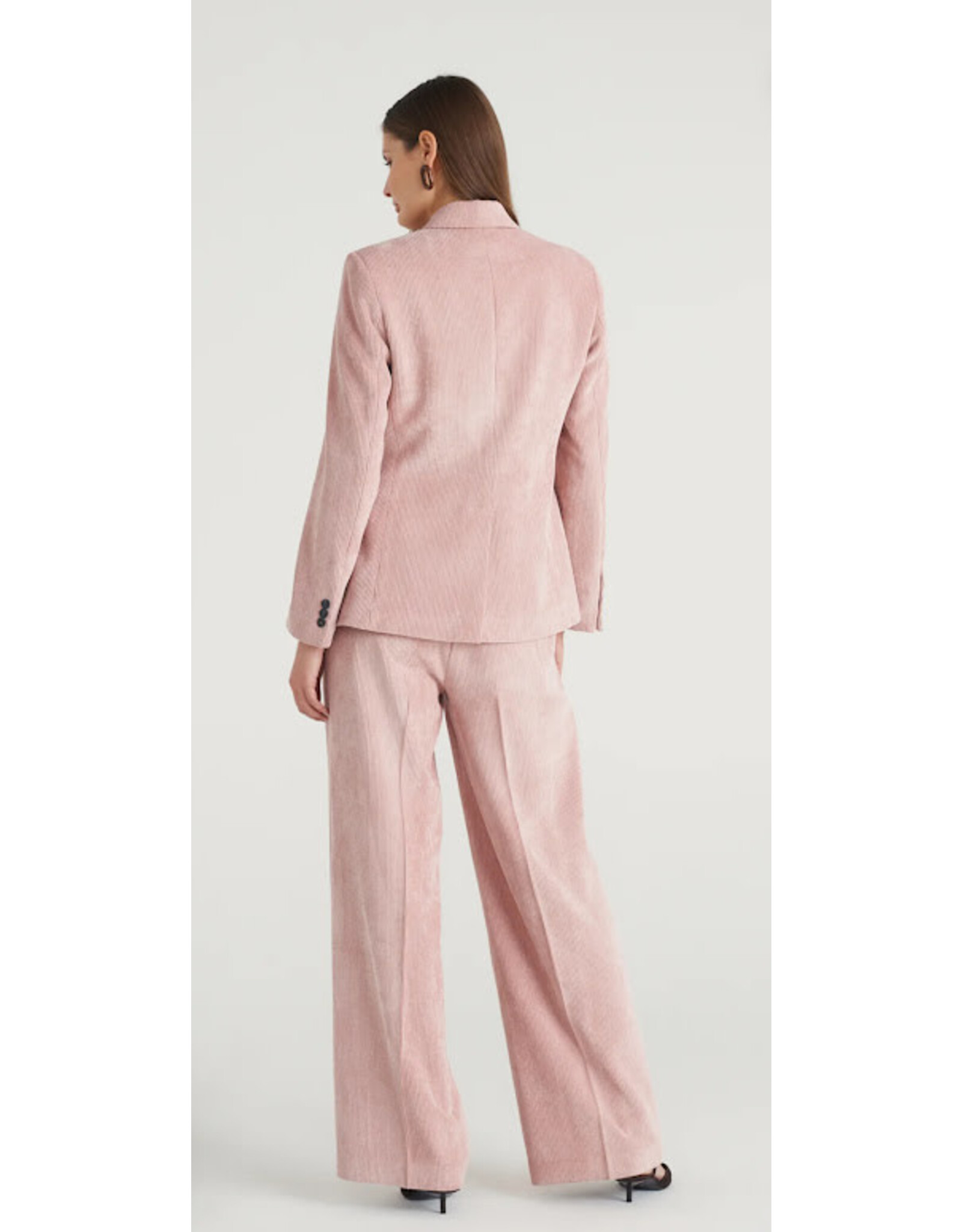 CARACTERE P266A0 PANTALONE VELLUTO COSTE ROSA