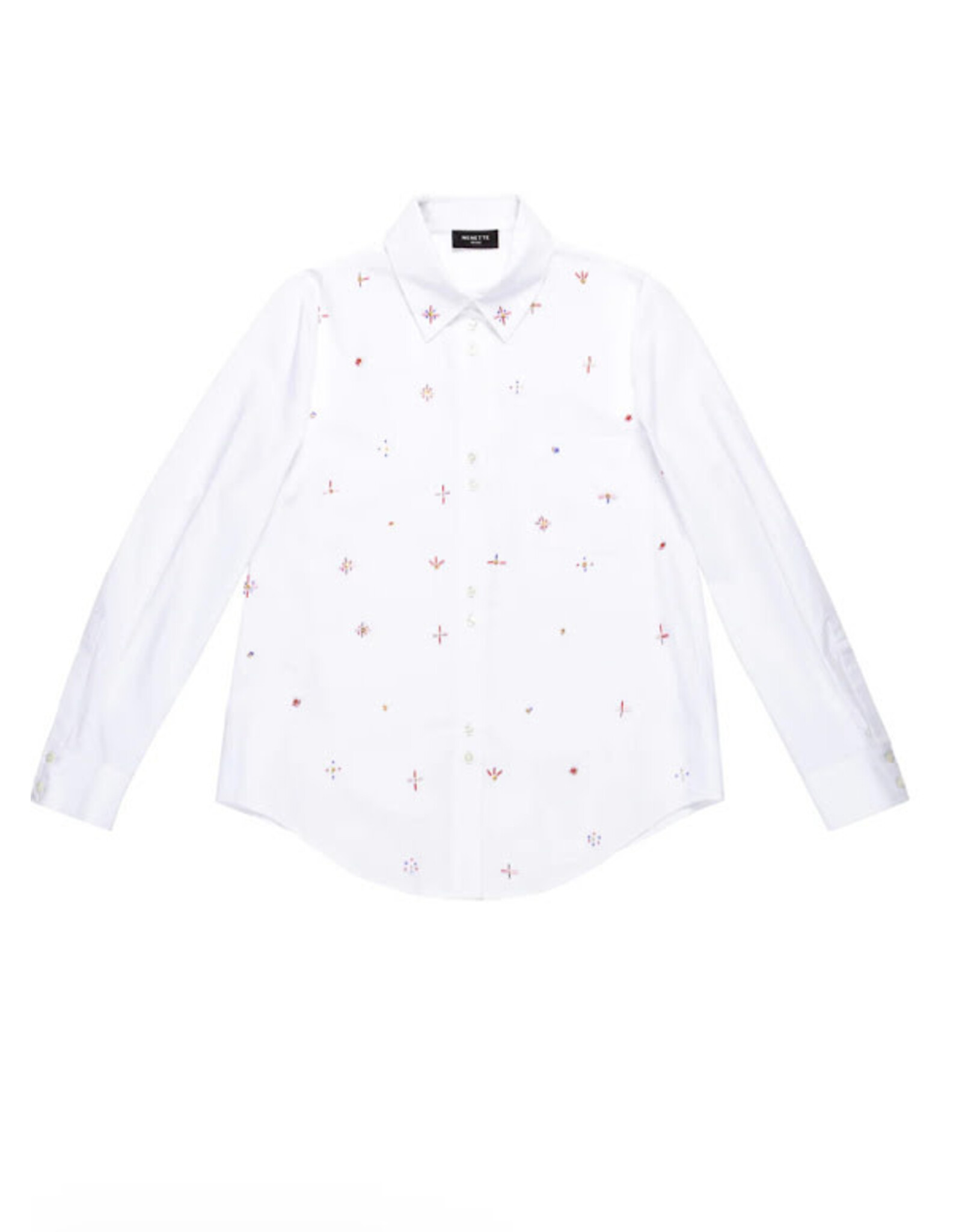 NENETTE 40BB-FORCE CAMICIA CONFEZIONE DIRITTO BIANCO