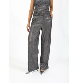 coster copenhagen 245-3202 SHIMMER PANTS PETRA FIT SILVER/BLACK