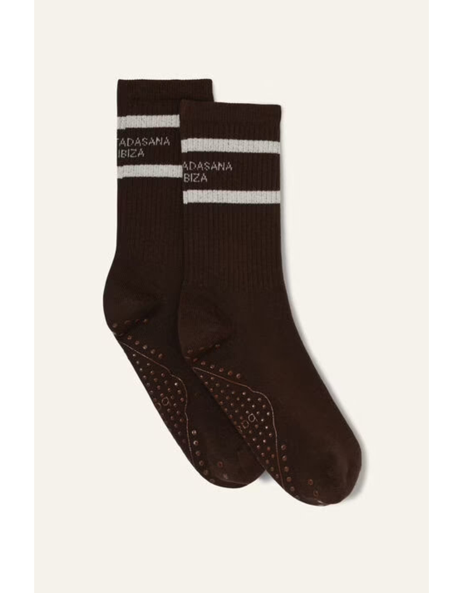 BA&SH CHAUSSETTES SHANTI CHOCO
