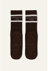 BA&SH CHAUSSETTES SHANTI CHOCO