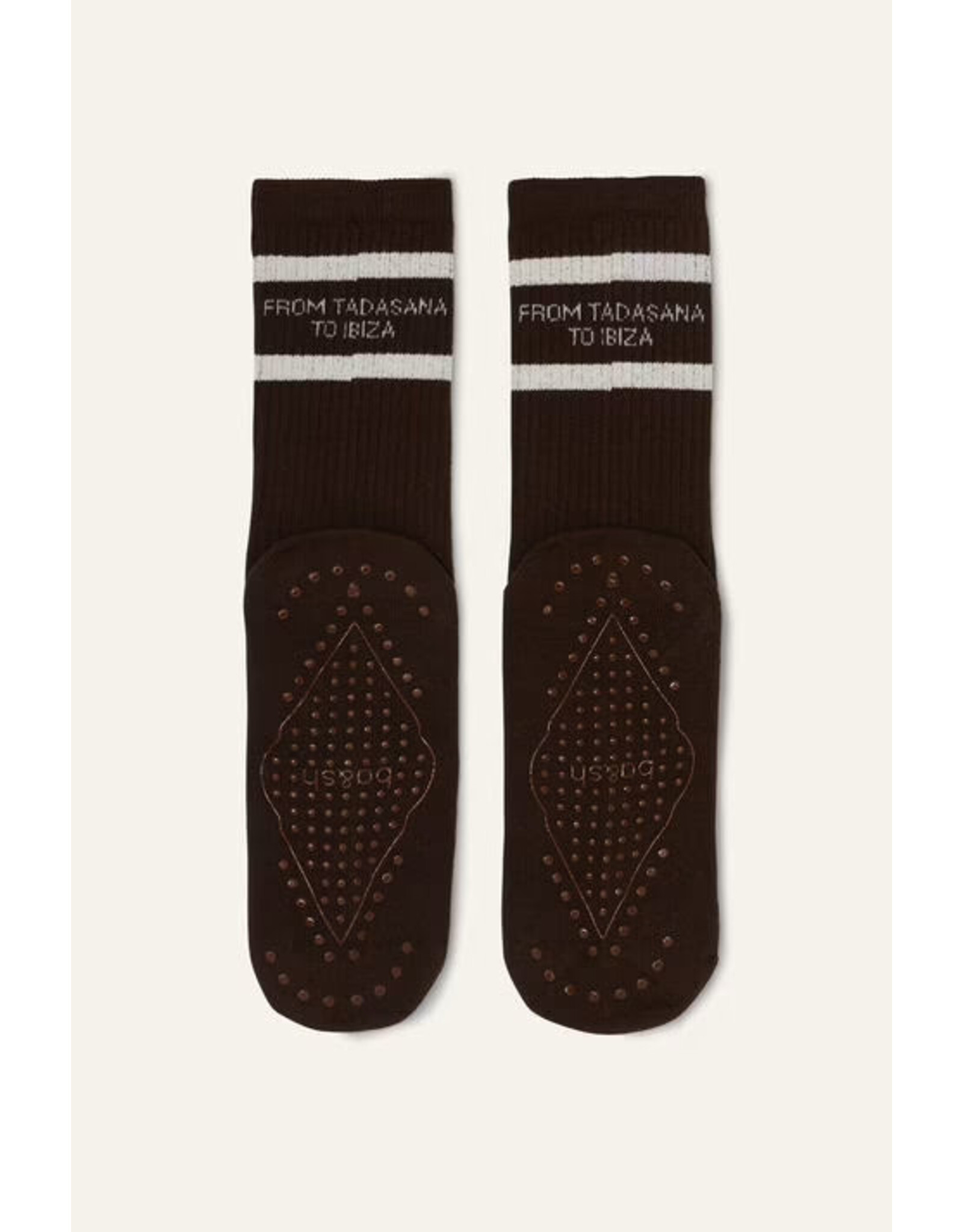 BA&SH CHAUSSETTES SHANTI CHOCO
