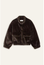 BA&SH MANTEAU PAROS CHOCOLAT