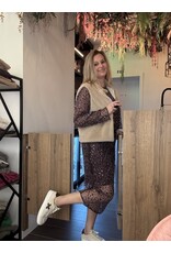 LALOTTI LALOTTI TEDDY SNEAKER ECRU/BURGUNDY