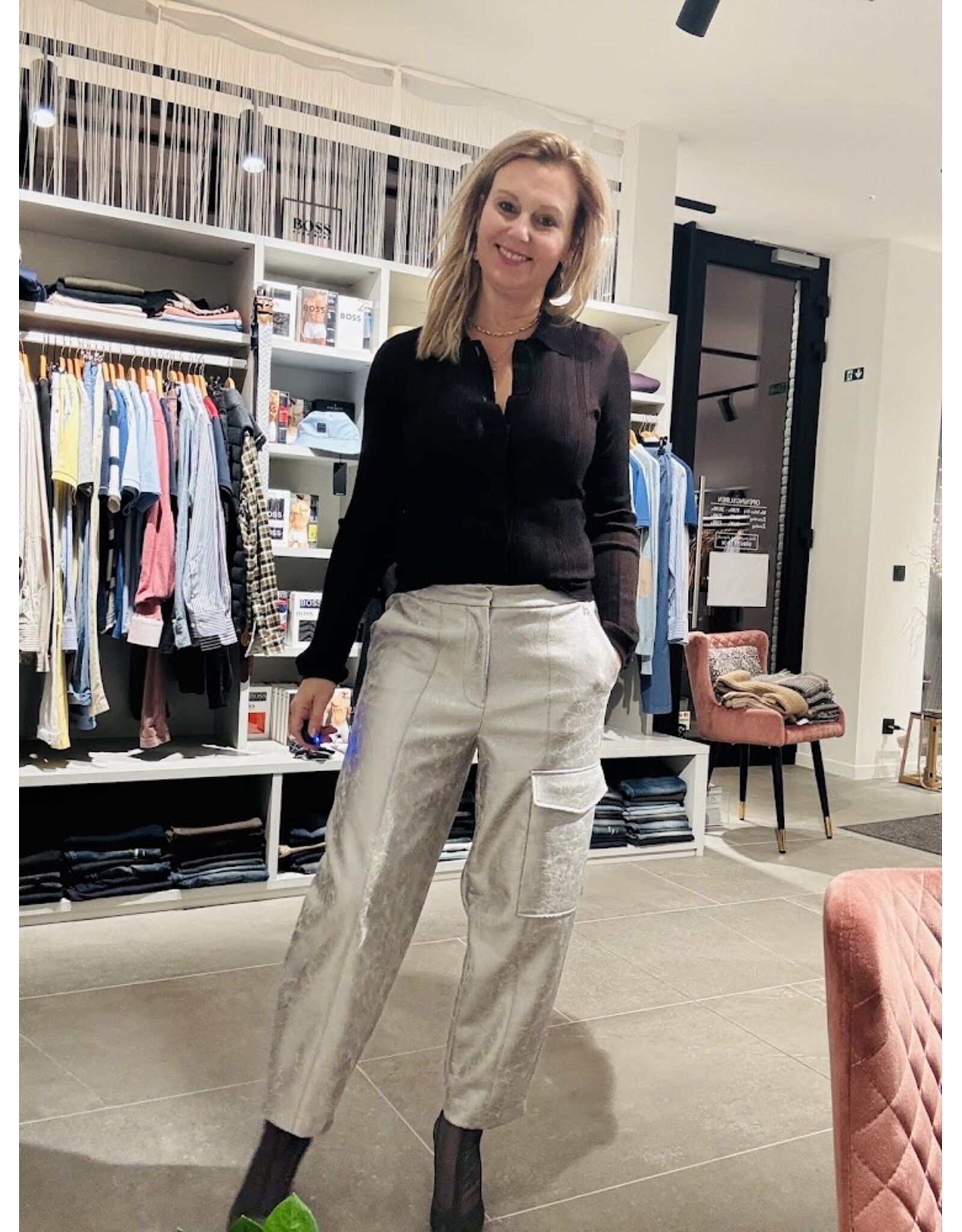 ACTITUDE TWIN SET 252AP3022 CAMICIA HOT CHOCOLADE