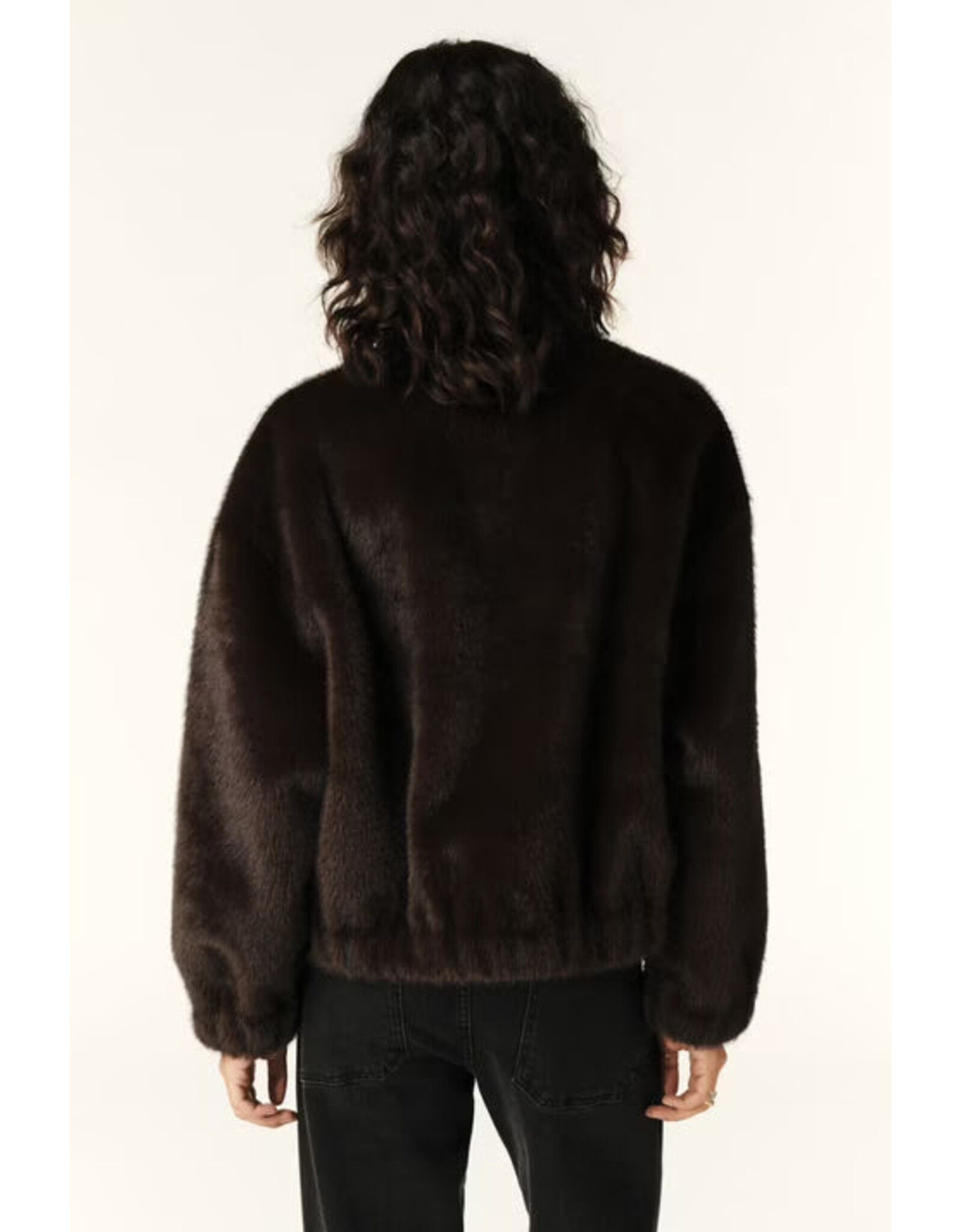 BA&SH MANTEAU PAROS CHOCOLAT