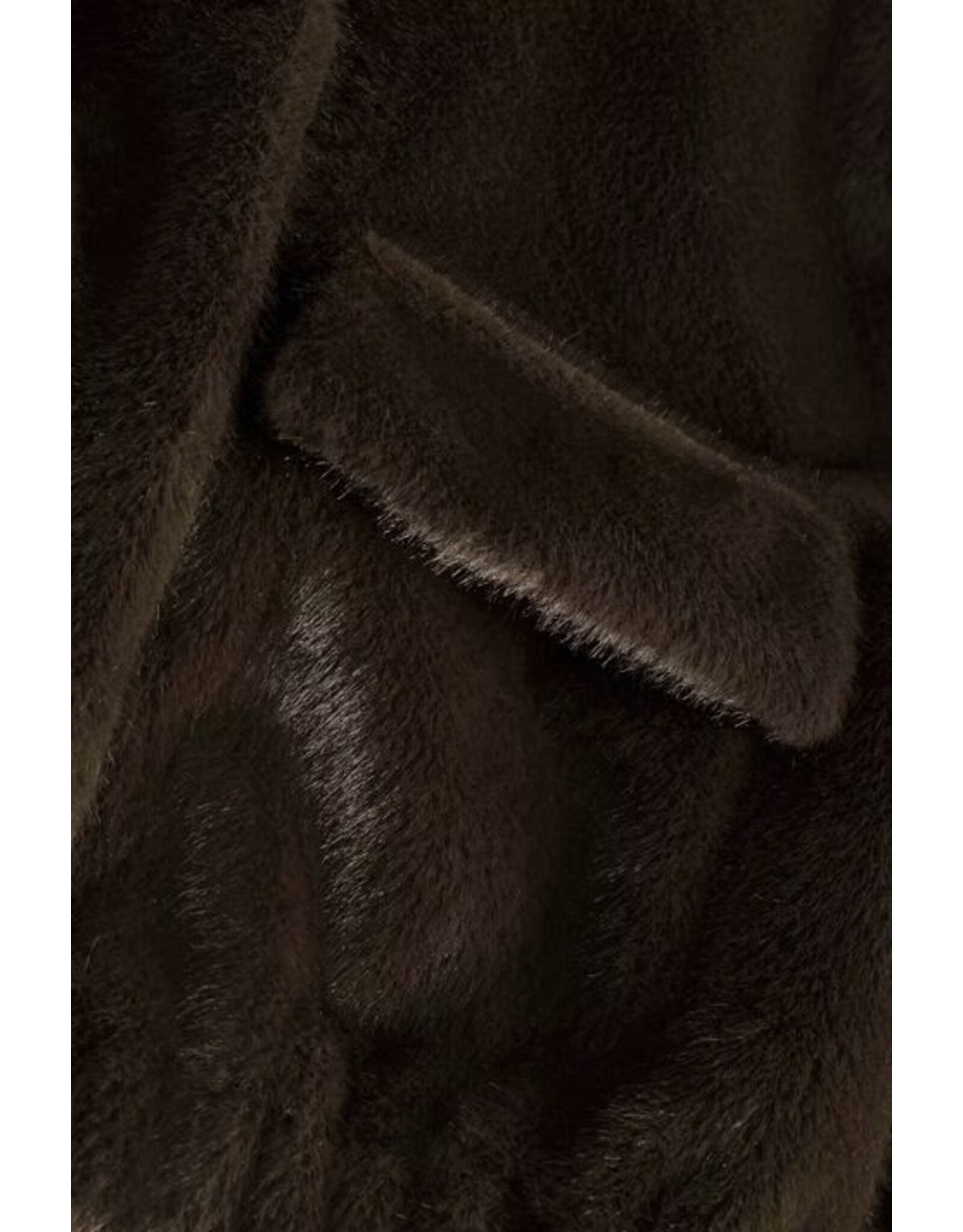 BA&SH MANTEAU PAROS CHOCOLAT