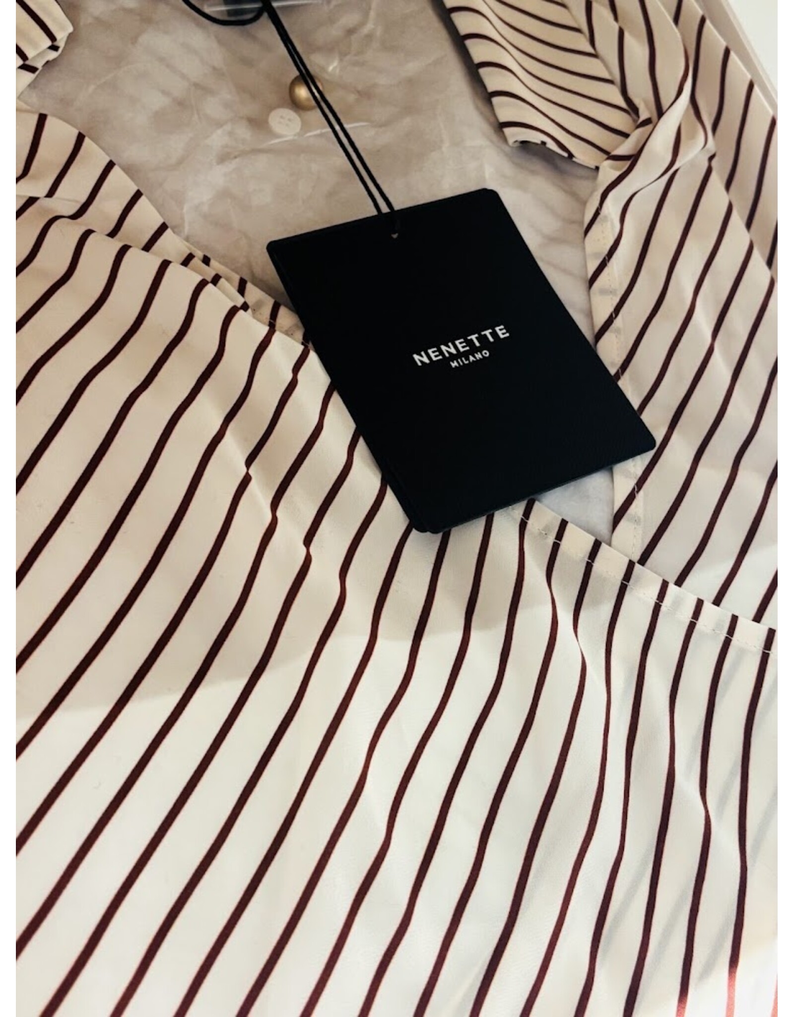 NENETTE 40BB-FABRIZIA BLUSA CONFEZIONE MANICA LUNGA AVORIO