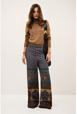 BA&SH 1H125 PANTALON BRANY WIDE TROUSERS CHOCOLAT