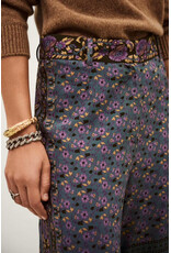 BA&SH 1H125 PANTALON BRANY WIDE TROUSERS CHOCOLAT