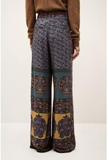 BA&SH 1H125 PANTALON BRANY WIDE TROUSERS CHOCOLAT