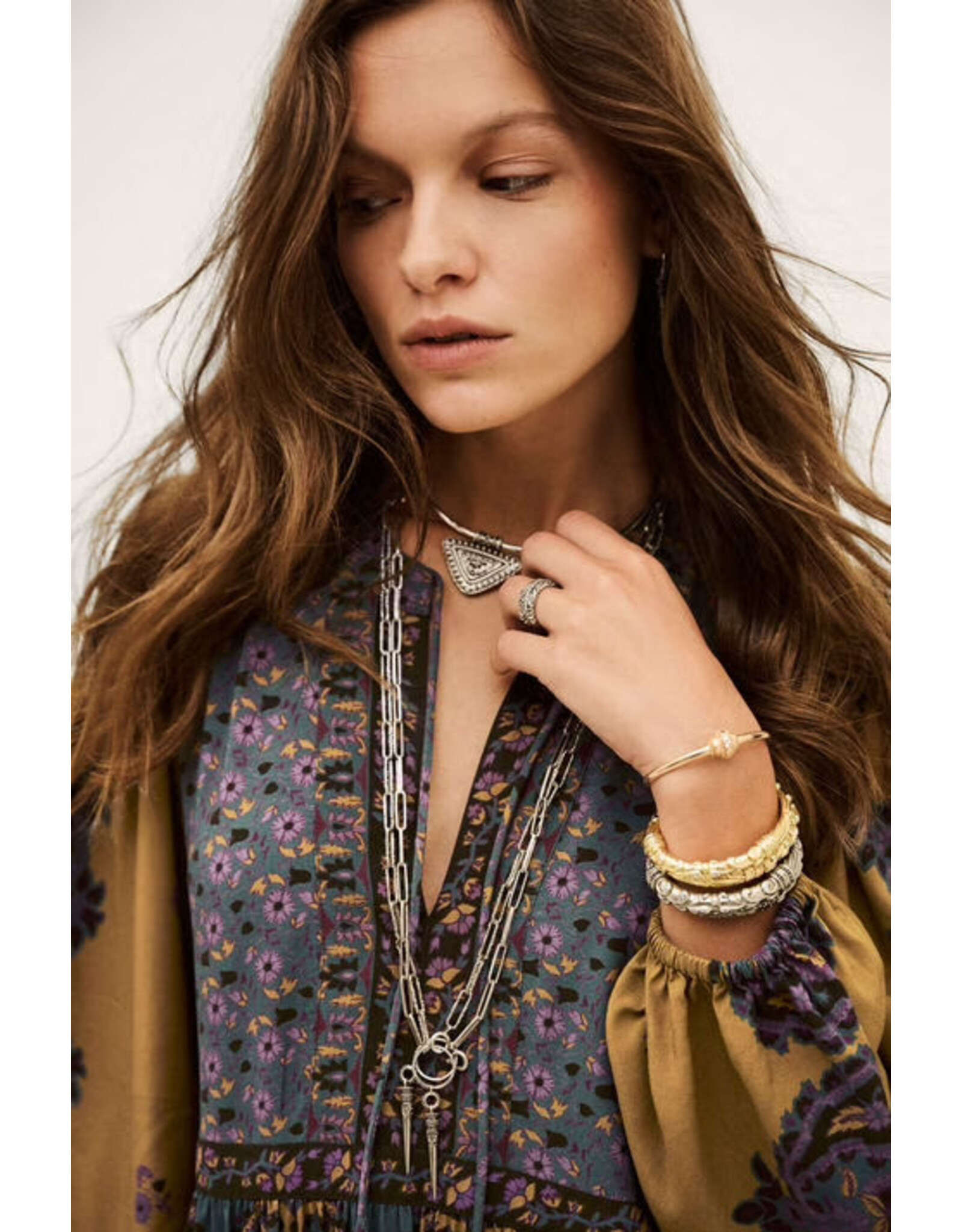 BA&SH ROBE BARLEY CHOCOLAT