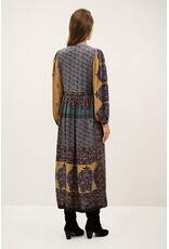 BA&SH ROBE BARLEY CHOCOLAT