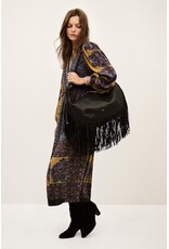 BA&SH ROBE BARLEY CHOCOLAT