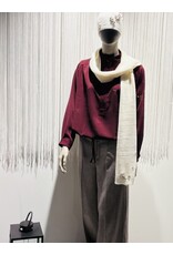 LALOTTI BILOU BLOUSE BURGUNDY