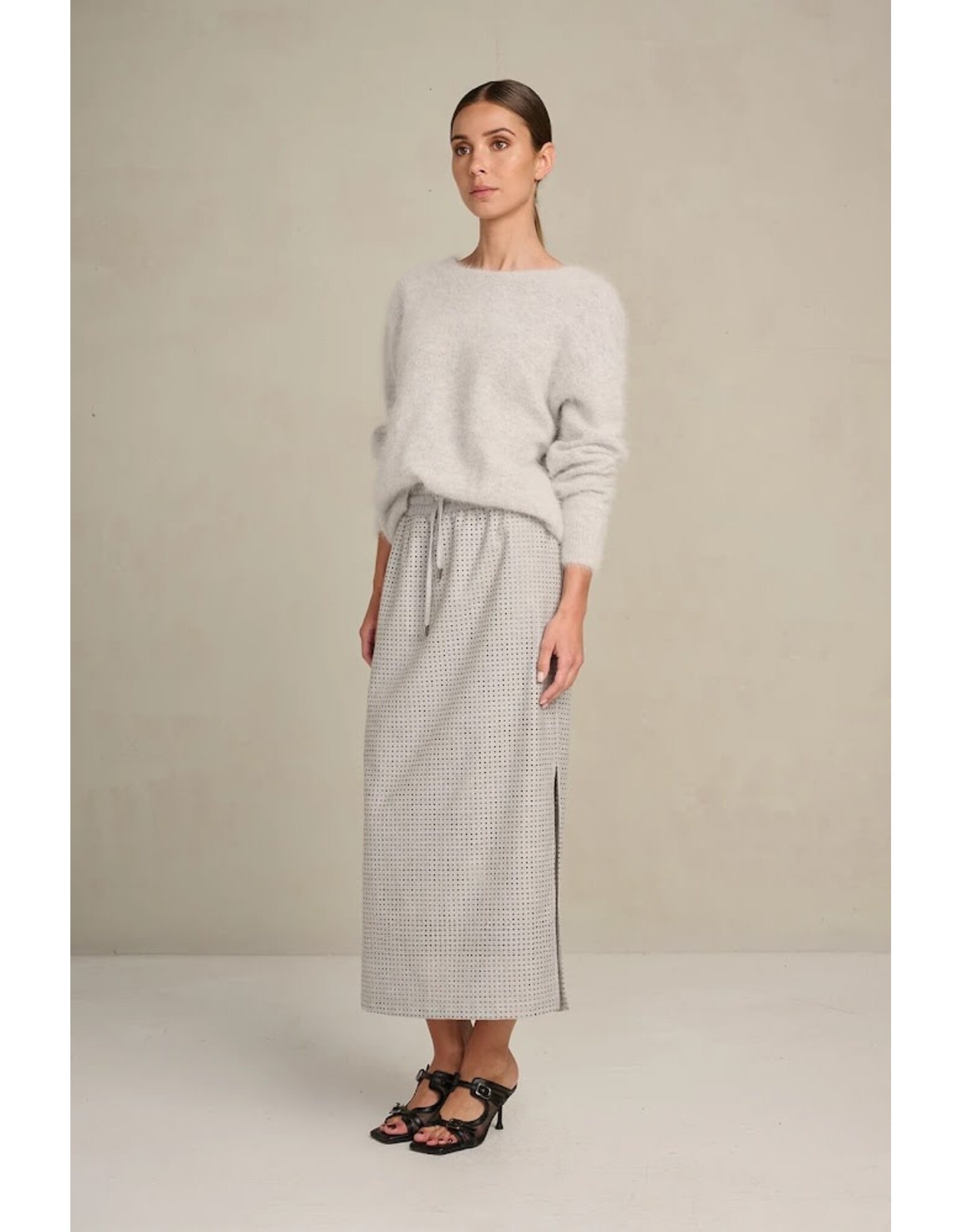 MARCH23 MY SKIRT CHIARI SILVER GREY