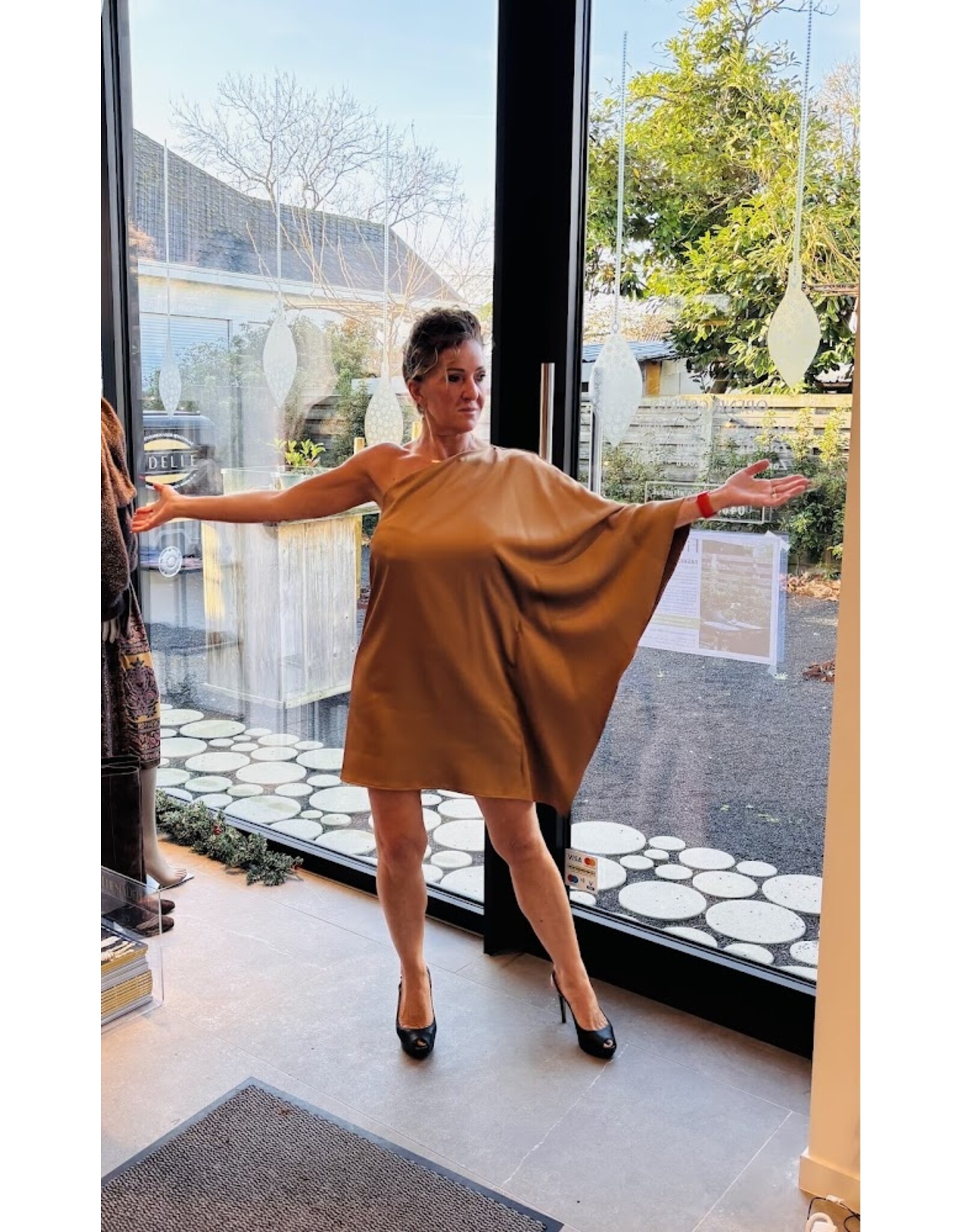 JUST EVE DRESS CHRIS BRONZE