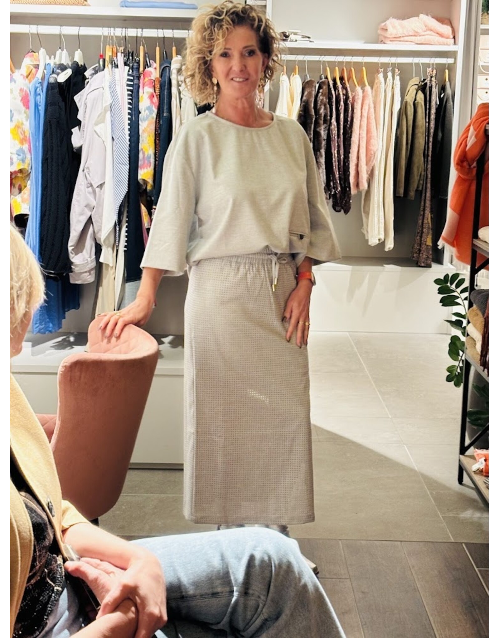 MARCH23 MY SKIRT CHIARI SILVER GREY