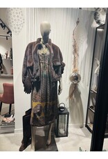 BA&SH ROBE BARLEY CHOCOLAT