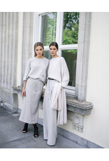 MARCH23 MY BLOUSE GIGI SILVER GREY SUITING BLEND