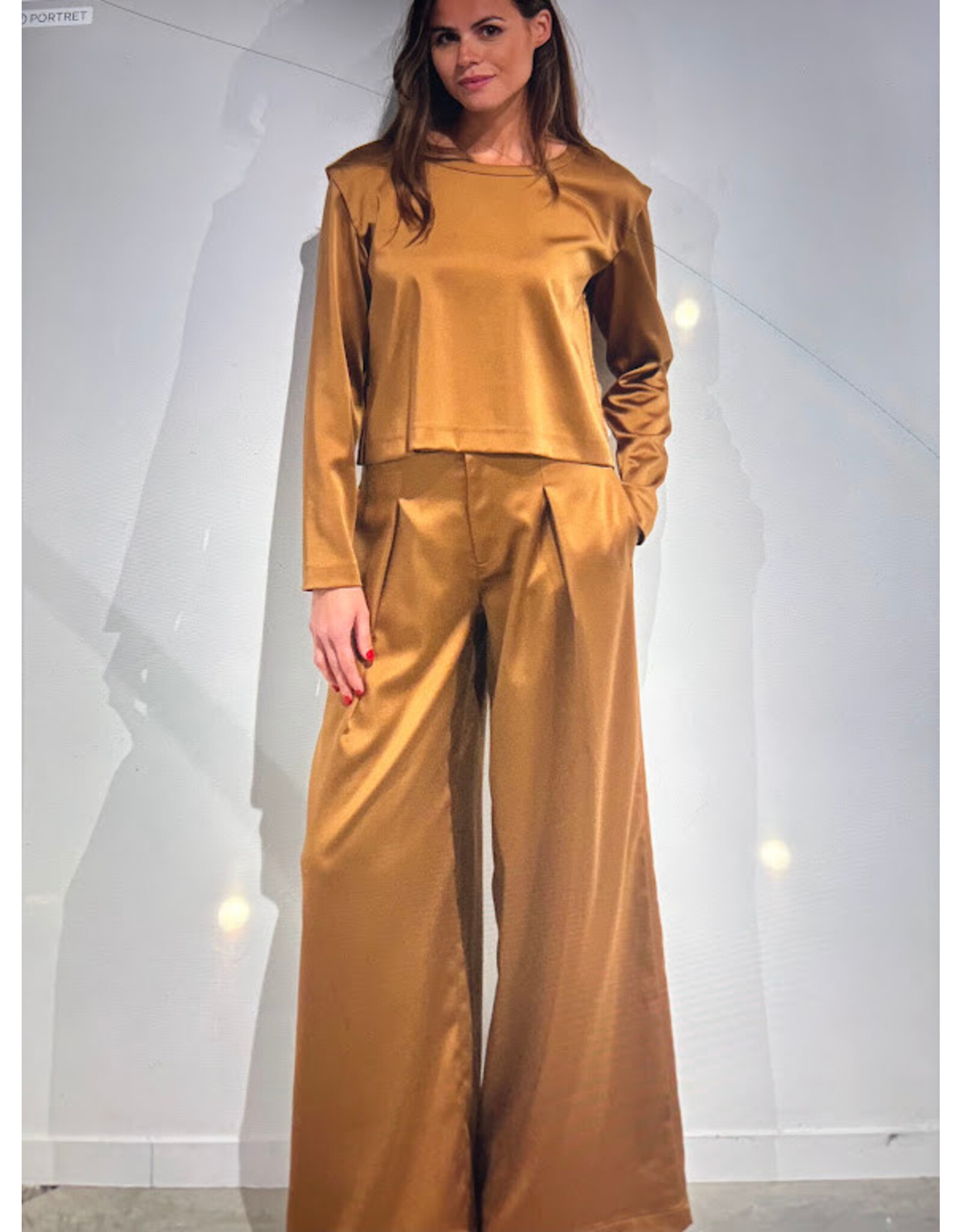 JUST EVE TROUSERS TINE LUNAR BRONZE