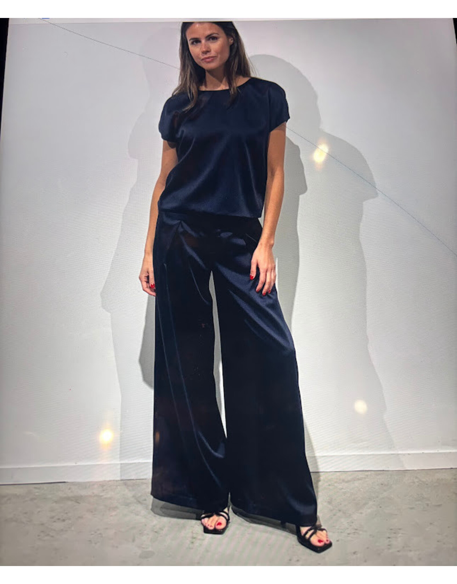 JUST EVE TROUSERS TINE LUNAR NAVY