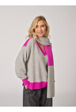 LALOTTI GIGA V-PULL GREY/PURPLE