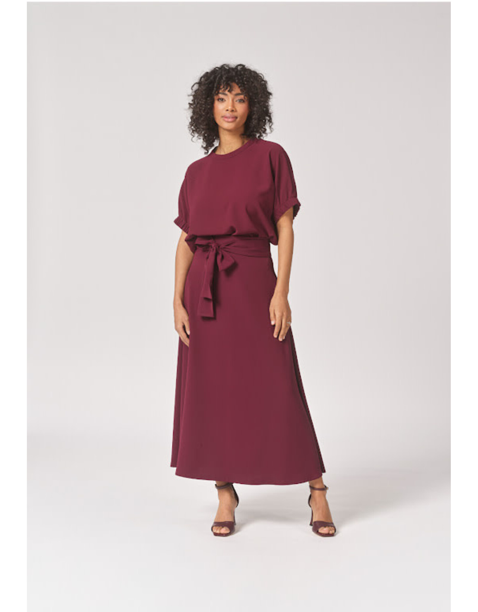 LALOTTI VIORE SKIRT BURGUNDY