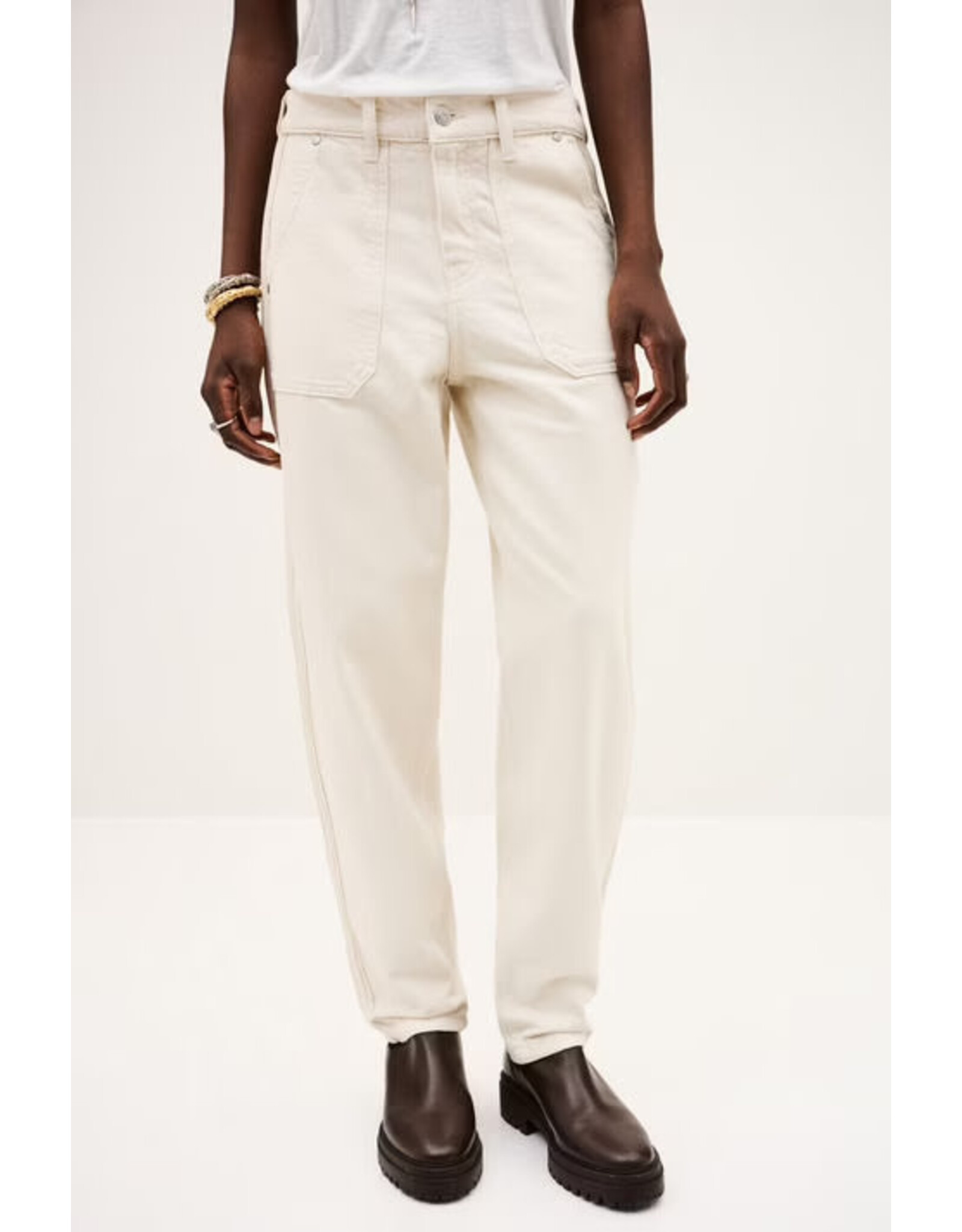 BA&SH PANTALON CALI ECRU