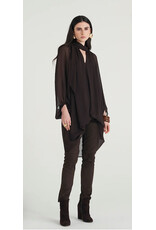 CARACTERE P120A0 PANTALONI IN SIMILSUEDE MORO