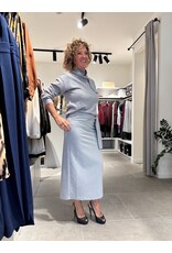 MARCH23 MY SKIRT CYNZIA LONG SILVER GREY COOLWOOL