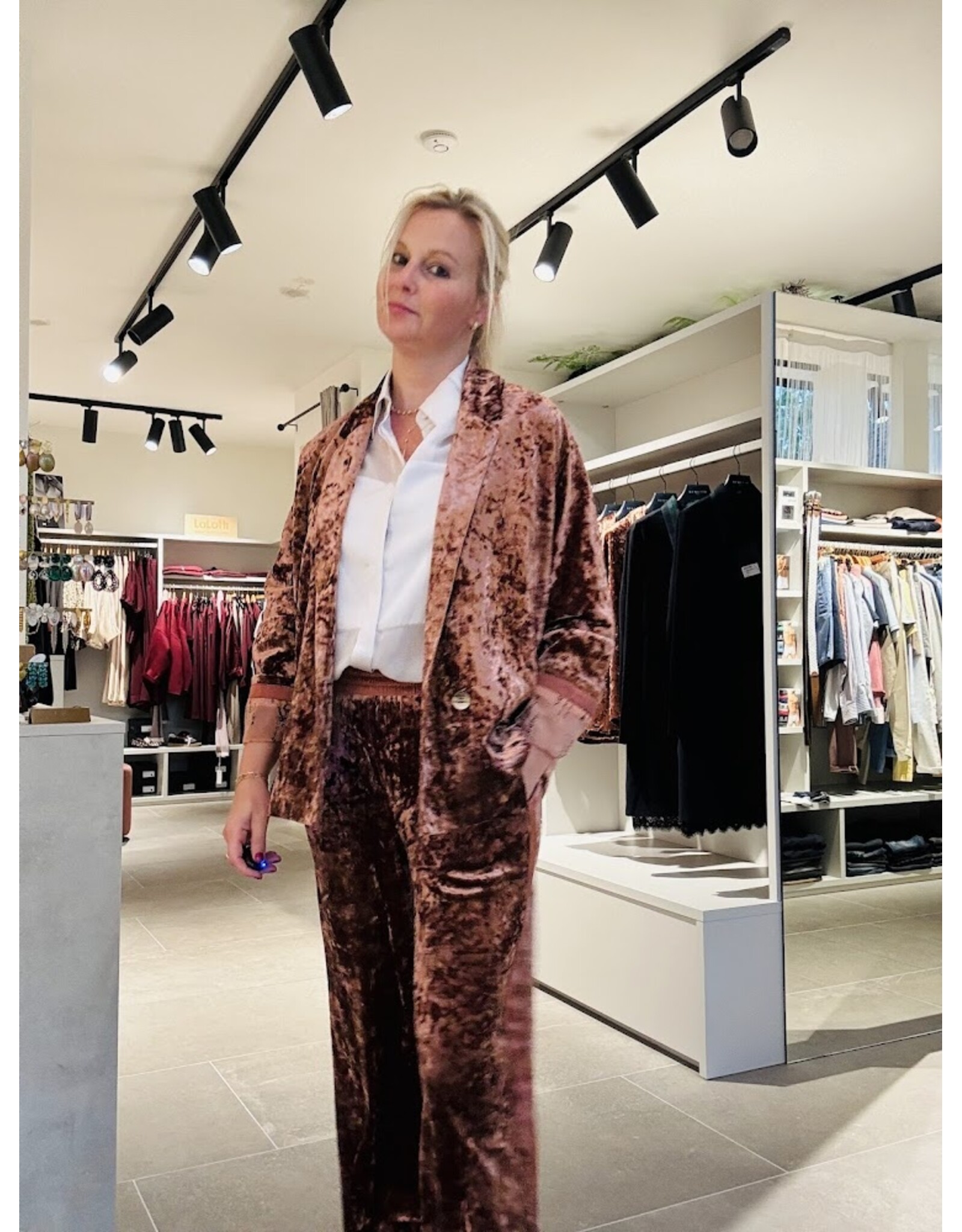 NENETTE 40BB-EKI PANTALONI CONFEZIONE GAMBA DRITTA RAME