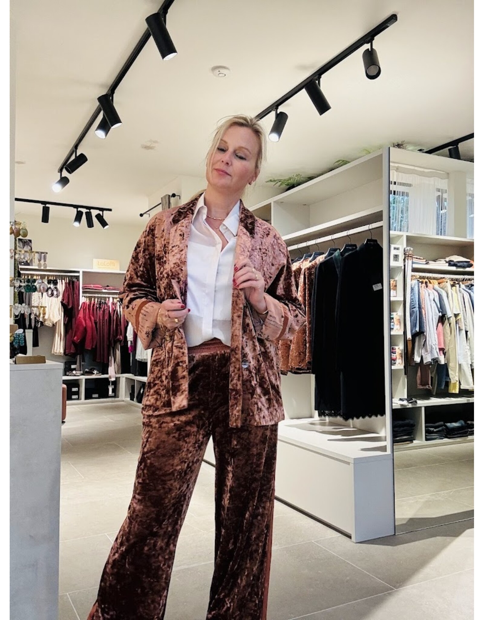 NENETTE 40BB-EKI PANTALONI CONFEZIONE GAMBA DRITTA RAME