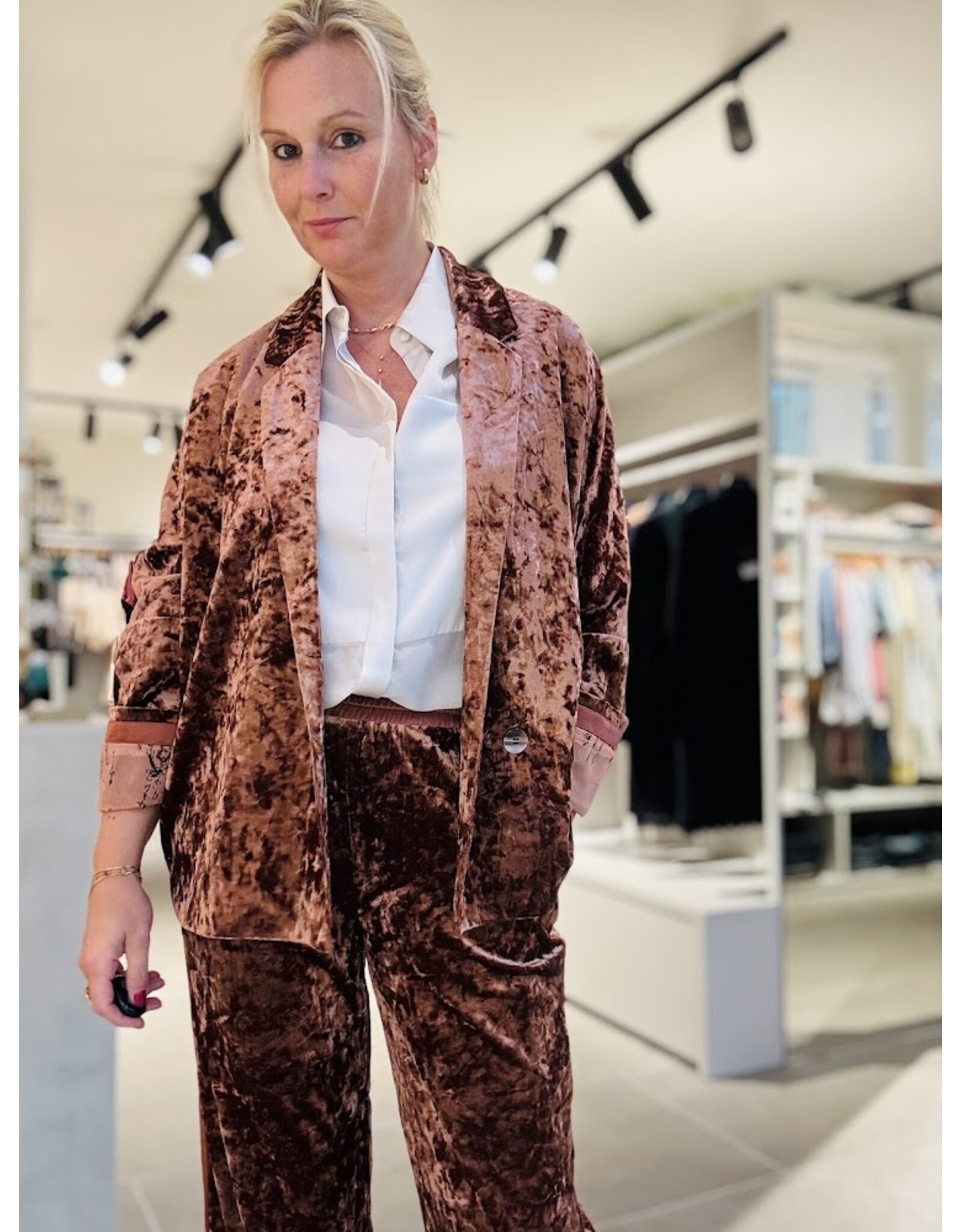 NENETTE 40BB-BAIKOU GIACCA CONFEZIONE KIMONO RAME