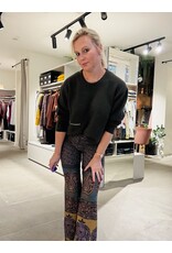 BA&SH 1H125 PANTALON BRANY WIDE TROUSERS CHOCOLAT