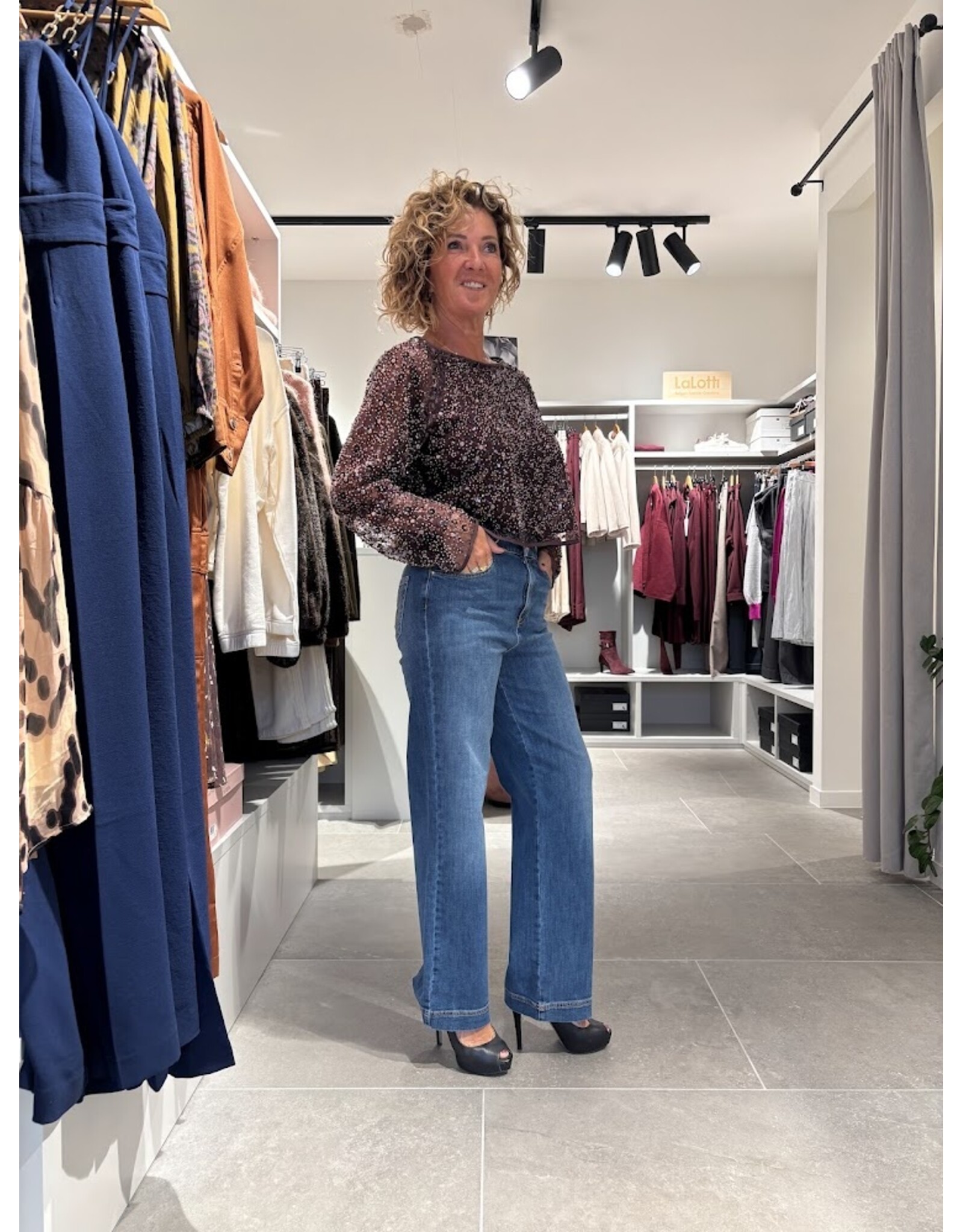 NENETTE 40BB-SANTERIA DENIM GAMBA DRITTA LAVAGGIOBLU MEDIO