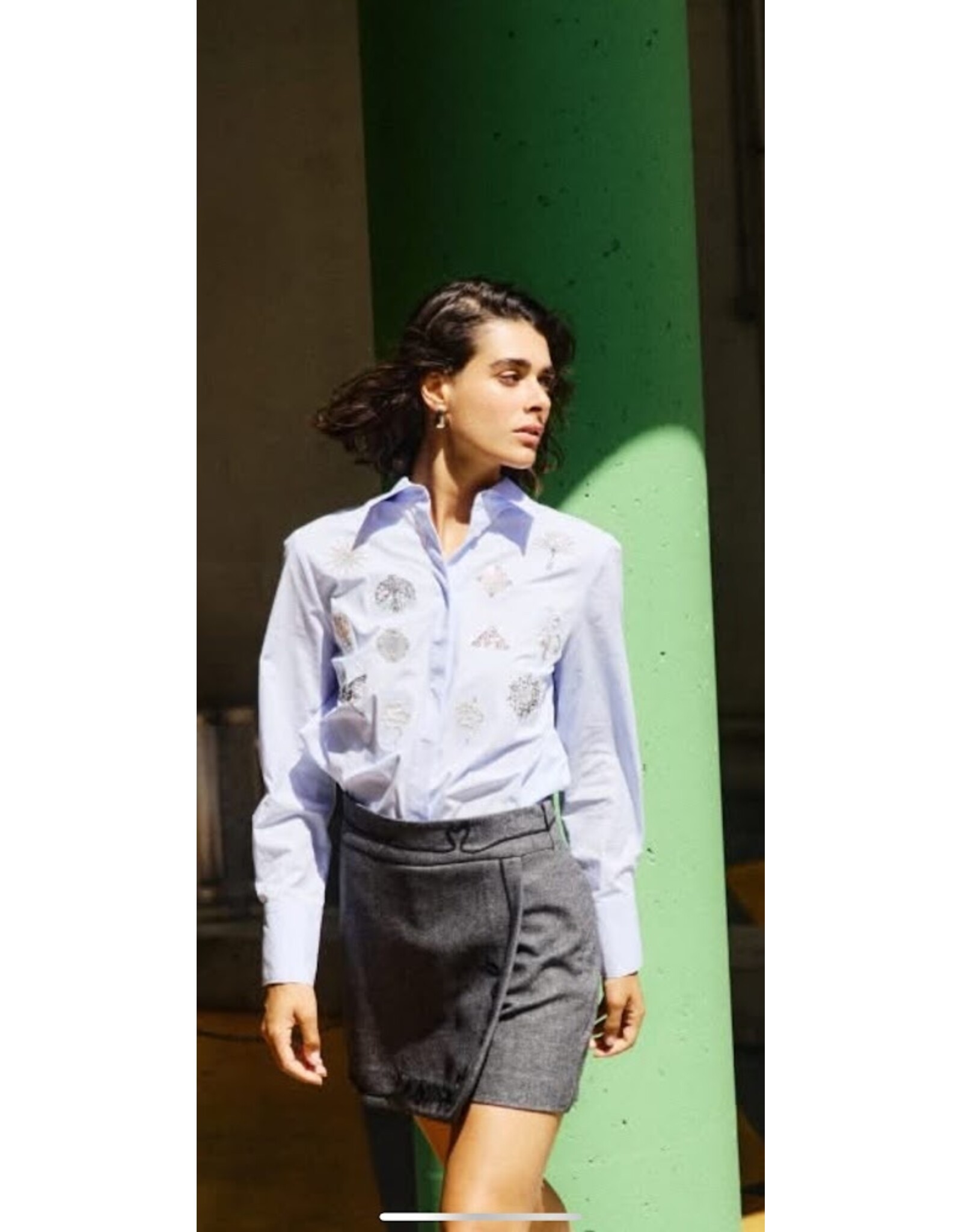 NENETTE 40BB-FINS CAMICIA CONFEZIONE AZZURRO