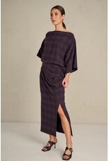 MARCH23 SKIRT CIRI PALE PLUM