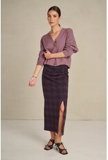 MARCH23 SKIRT CIRI PALE PLUM