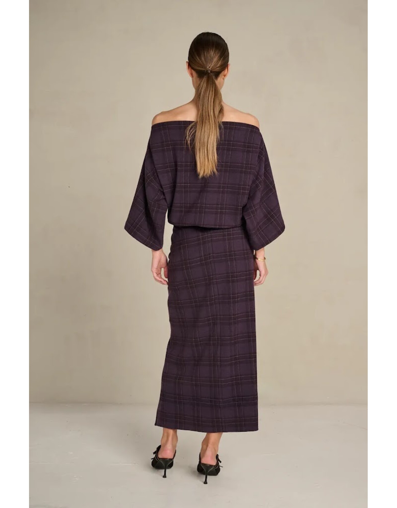 MARCH23 SKIRT CIRI PALE PLUM