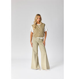 LALOTTI MIREIL GILET LIGHT KHAKI